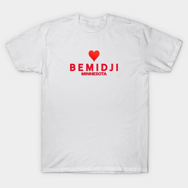 Bemidji Minnesota T-Shirt by SeattleDesignCompany